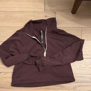 Vuori Women's Burgundy Restore Zip-Up Jacket